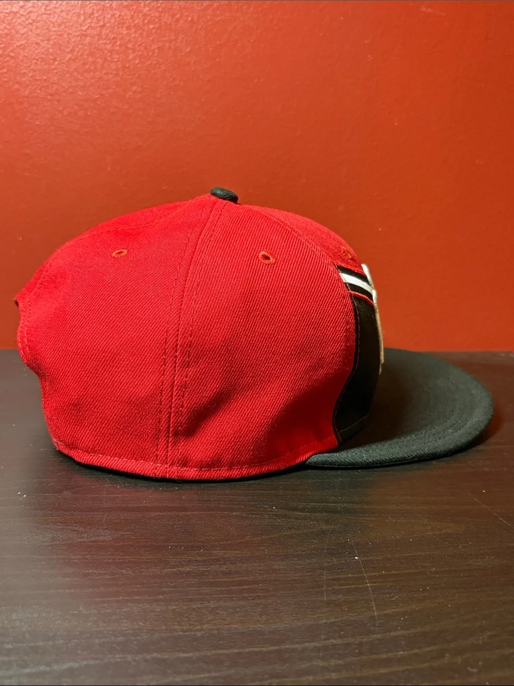New Era Kansas City Chiefs Red & Black Flatbill Snapback Hat